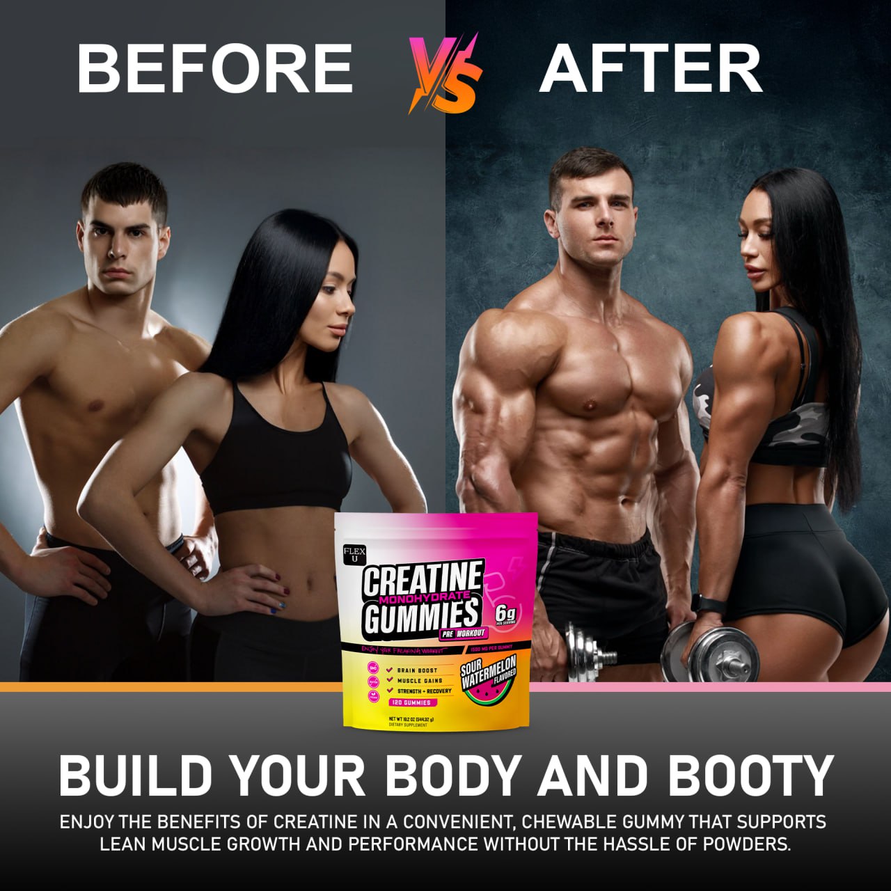 booty bbl gummies, gym essentials, gym accessories for women, gym supplements, creatine for weight loss, creatine fat burner